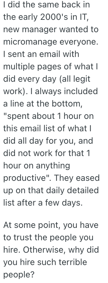 Screenshot 2025 07 12 at 2.34.49 PM His Boss Asked To See Everything Theyre Doing All Day, So They Spent A Bunch Of Time On The Clock Making An Incredibly Detailed List